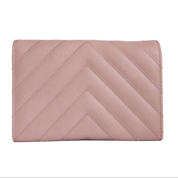 NEW Disney Wallet Rectangle - Chevron Stitch Pink with Rose Gold Pink Enamel - Picture 5 of 5